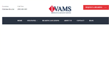 Tablet Screenshot of ivams.com